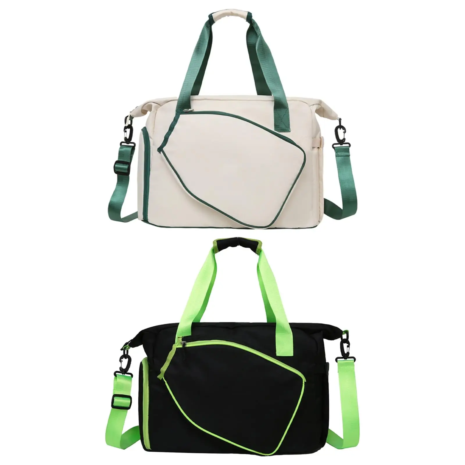 Multifunctional Tennis Racket Bag with Shoe Compartment Sport Tote for Badminton and Pickleball Activities