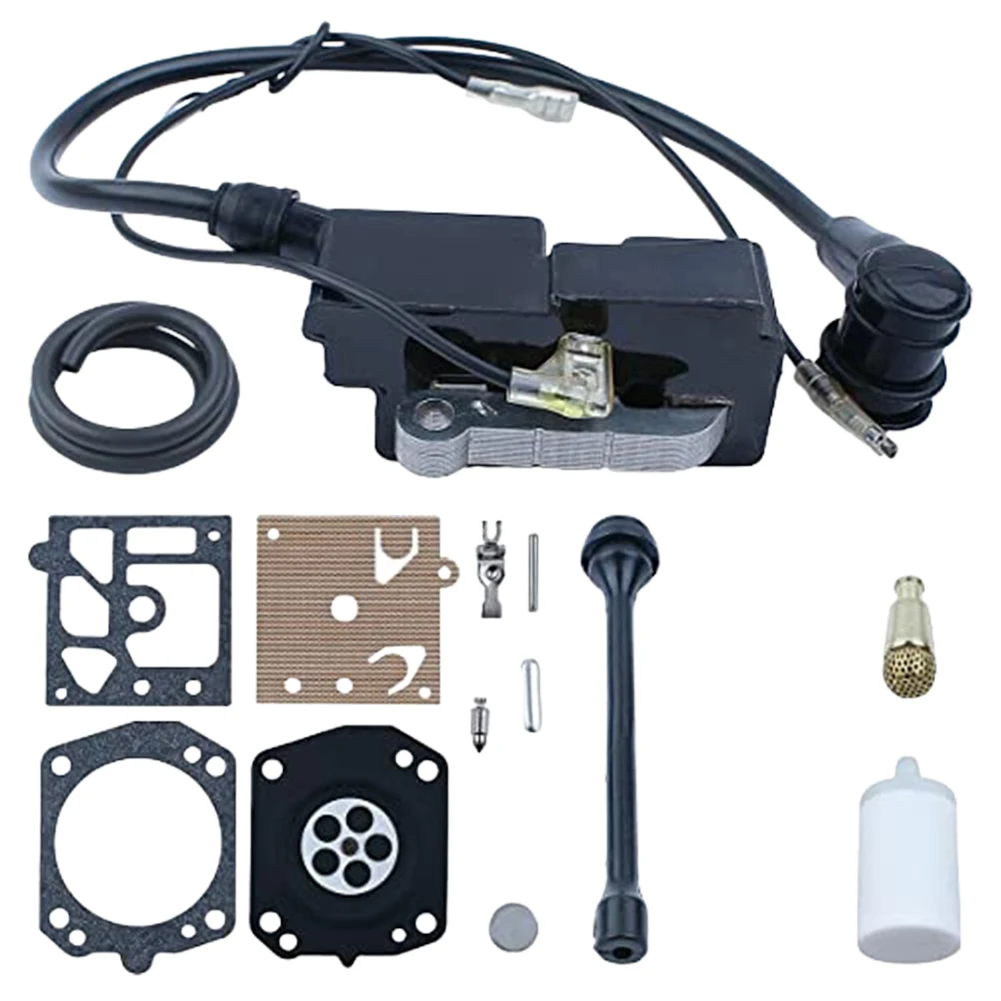 

For Ignition Coil For Carb Repair Kit For HUS350 357 359 365 371 372 K750 K760 Garden Power Tools Replacement Accessories