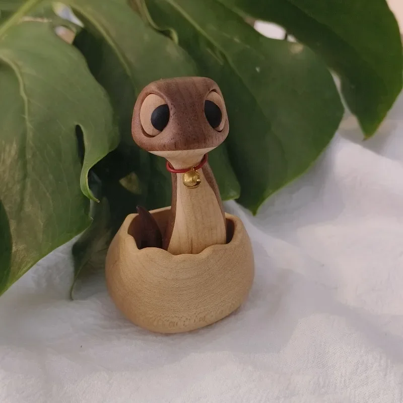 New refrigerator sticker/Snake treasure refrigerator sticker cute cute pet New Year's gift ornament wooden car ornament