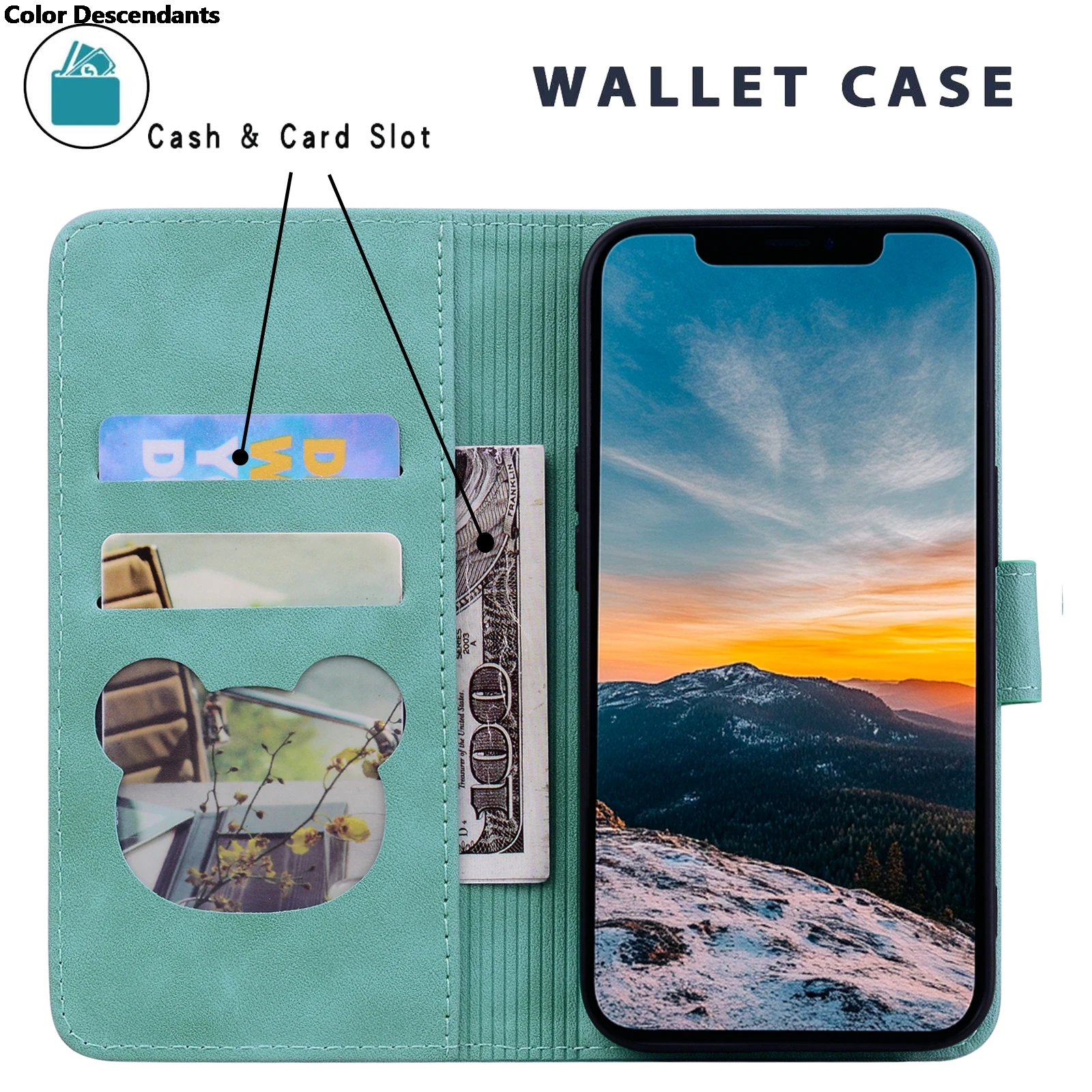 حافظة جلدية محفظة مضادة للسقوط حافظة هاتف قابلة للطي لهاتف GOOGLE PIXEL7A/PIXEL8/PIXEL8Pro/PIXEL8A/PIXEL9/PIXEL9Pro/XL