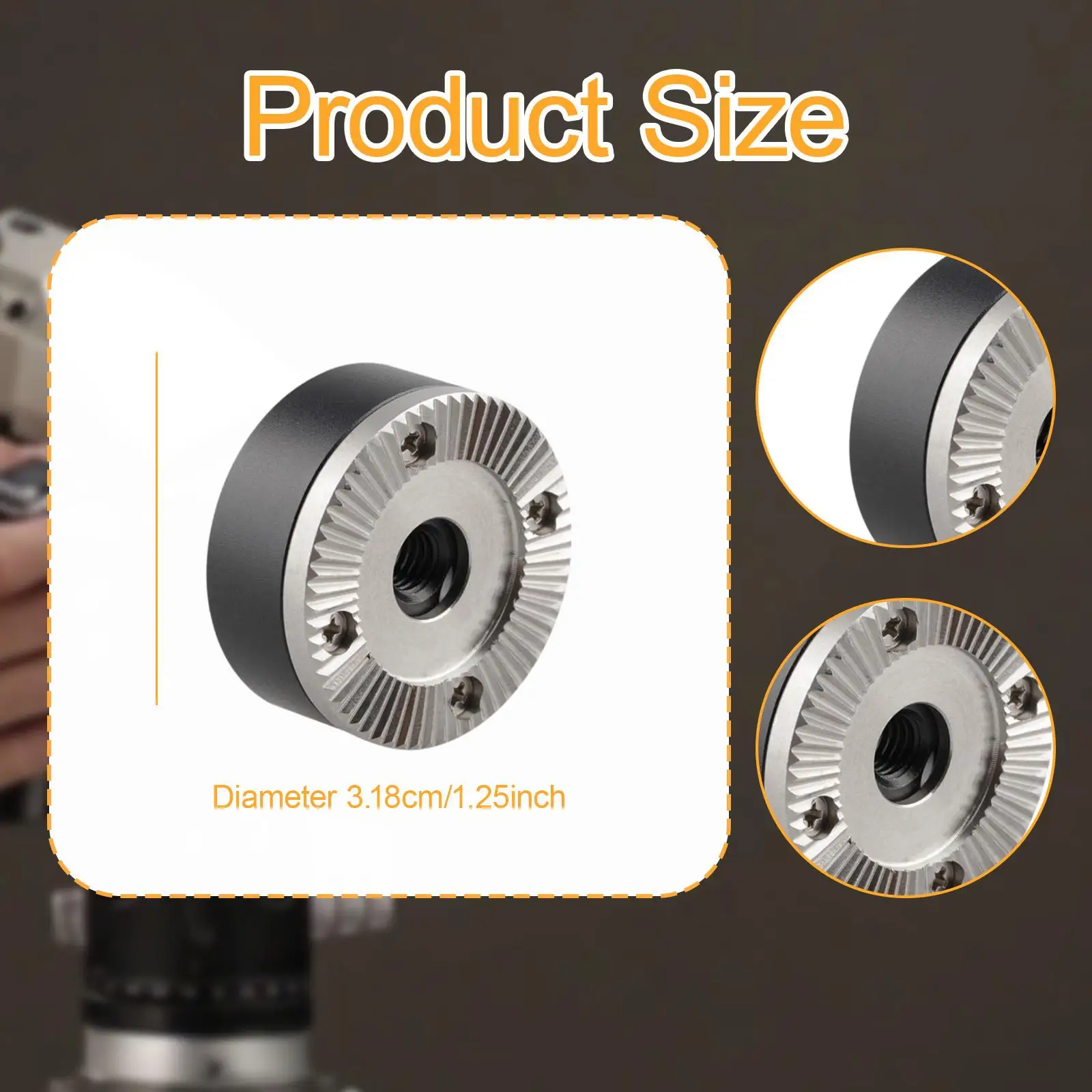 Адаптер для крепления розетки заменяет запасную часть из алюминиевого сплава. Простой в установке монтажный аксессуар. Адаптер для розетки для деревянной рукоятки.