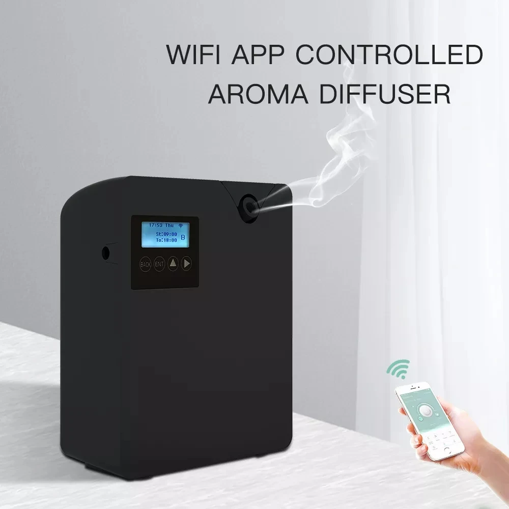 Bluetooth Smart Aroma Diffusor Hotels Lufterfrischer Aroma Diffusor Abdeckung 300m3 Elektrischer Geruch für den Geruchsverteiler zu Hause – Detail 4
