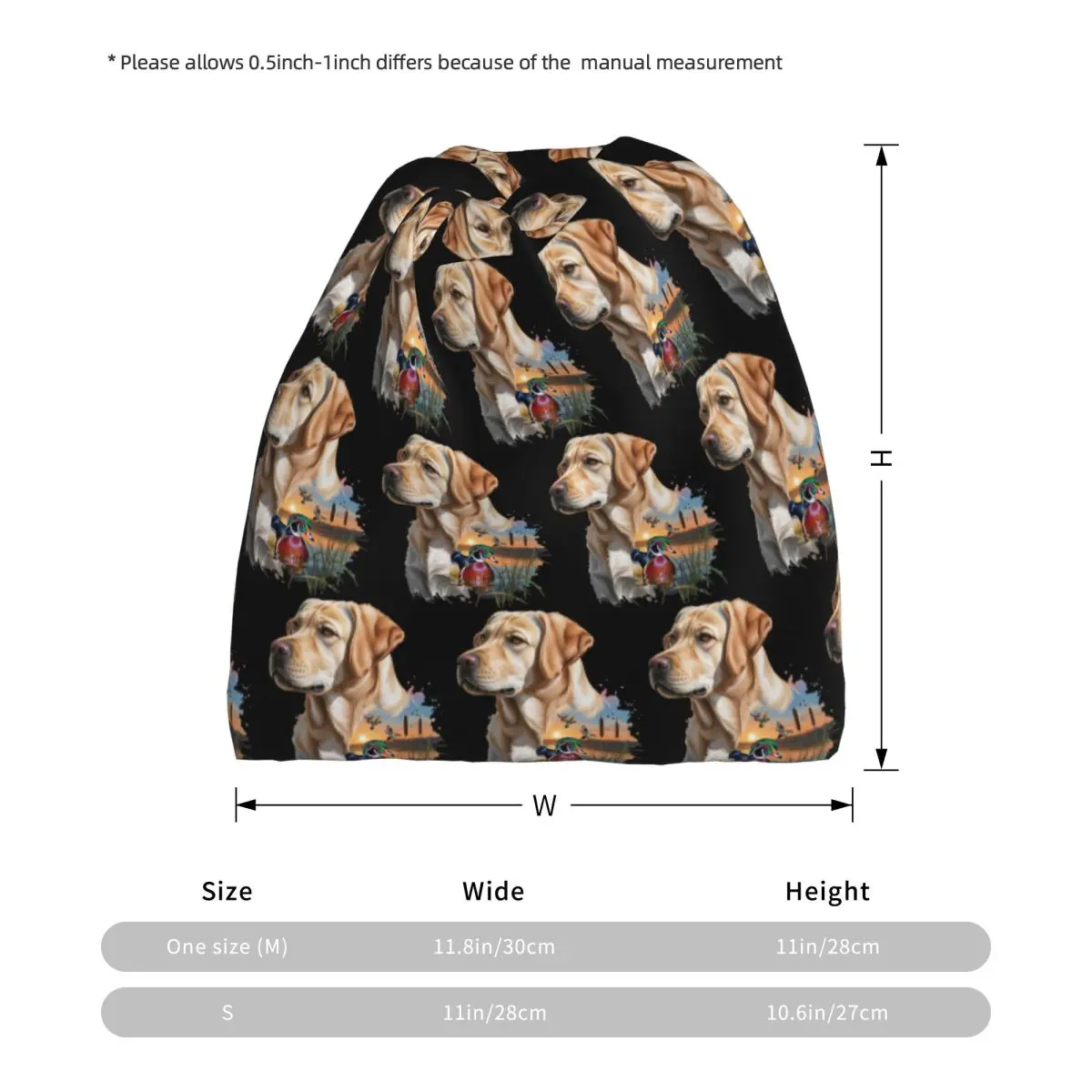 Yellow Labrador And Wood Duck Sunrise Bandana Neck Gaiter Wrap Scarf Warm Face Mask Beanies Hat for Men Women Adult Washable view 5
