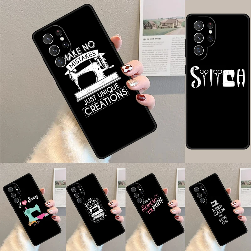 Sewing Heartbeat TPU Phone Case For Samsung Galaxy note 10 pro S26 S25 S24 S23 S22 Ultra Plus S21 FE S20 Shockproof Cover