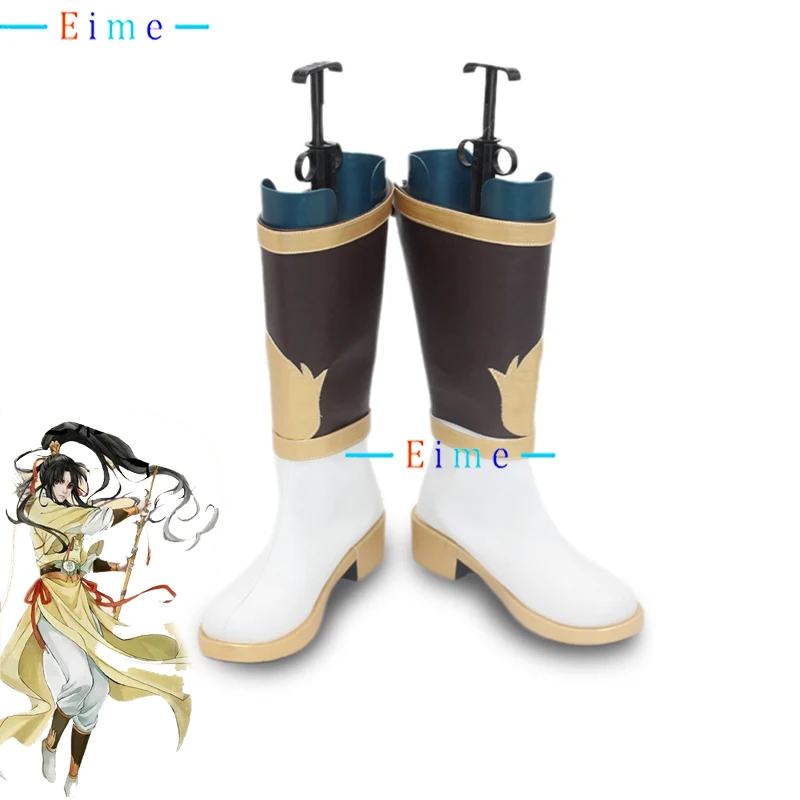 

Jin Ling Обувь для косплея Аксессуары в стиле аниме Mo Dao Zu Shi Реквизит для косплея Обувь из искусственной кожи Хэллоуин Карнавальные ботинки на заказ