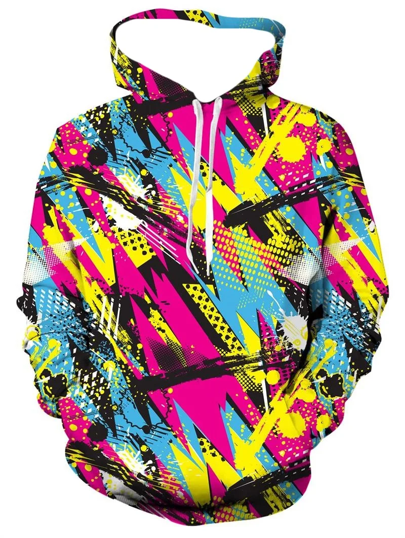 

Men's Hoodies Animal Cat Print 3D Patternv Hooded Autumn Pullover Sweatshirt with Pocket Hoodie Streetwear Loose Comfortable