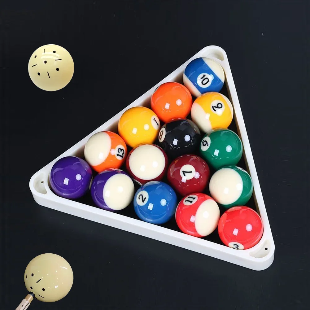 

1Pc 57.2mm Standard Billard Ball Resin Pool Table Ball Dot-Spot Practice Pool Balls High‑quality Resin Billiard Accessories