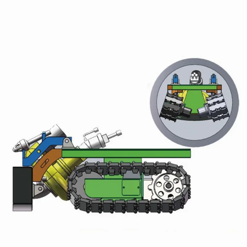 

YG Customized Oil Tank/Pipeline Dredging Robot Intelligent Remote Control Underwater Dredging Robot