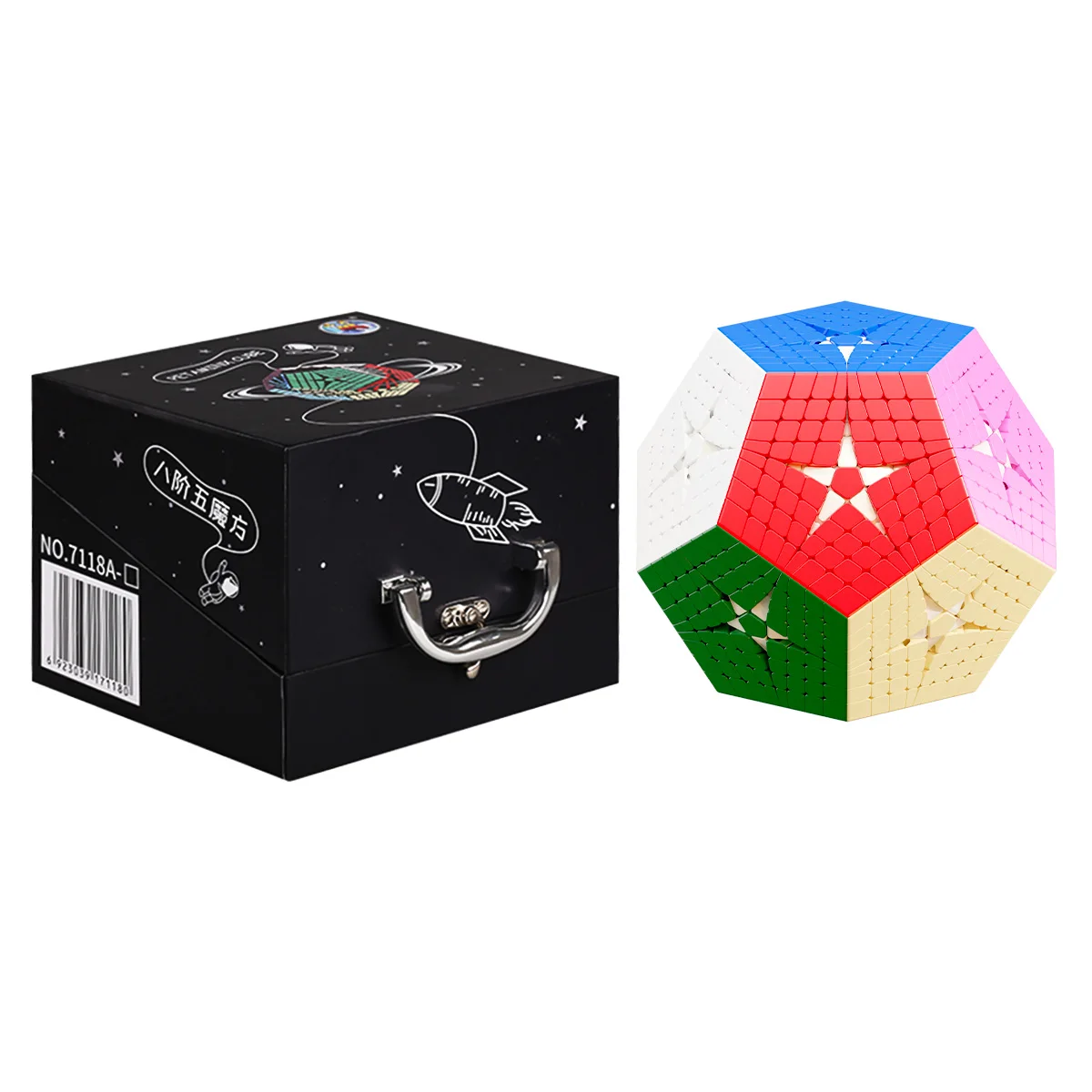 [JudyCube] Sengso 8x8 Megaminx Color Magic Cube Stickerless Shengshou Megaminx 8X8 Fidget Toys Cubo Magico