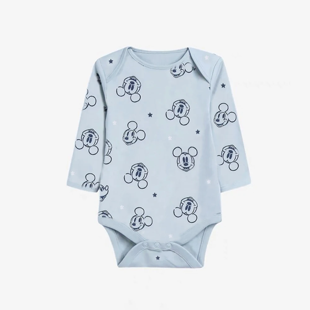 Mickey Mouse Baby Boy Romper Cotton Long Sleeves Infant Baby Boy Girl Jumpsuit Baby Girl One-piece & Bodysuit