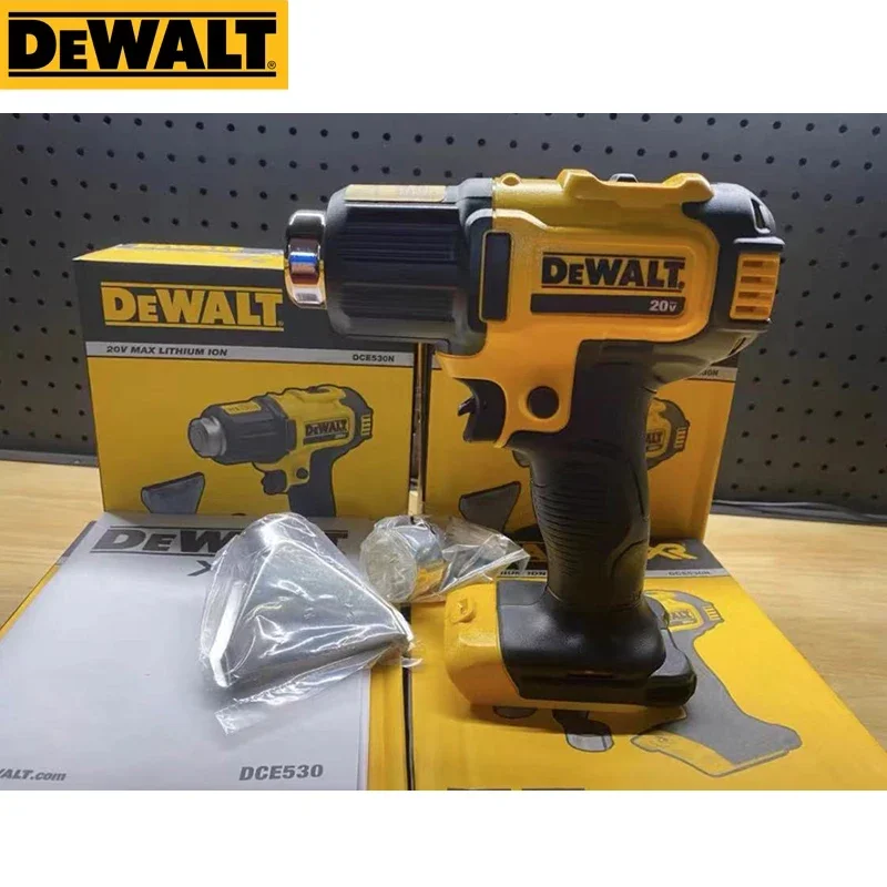 Dewalt DCE530N 20V Cordless Heat Gun High Power Welding Thermal Blower Heat Shrink Wrapping Tool Hot Air Gun Power Tool DCE530