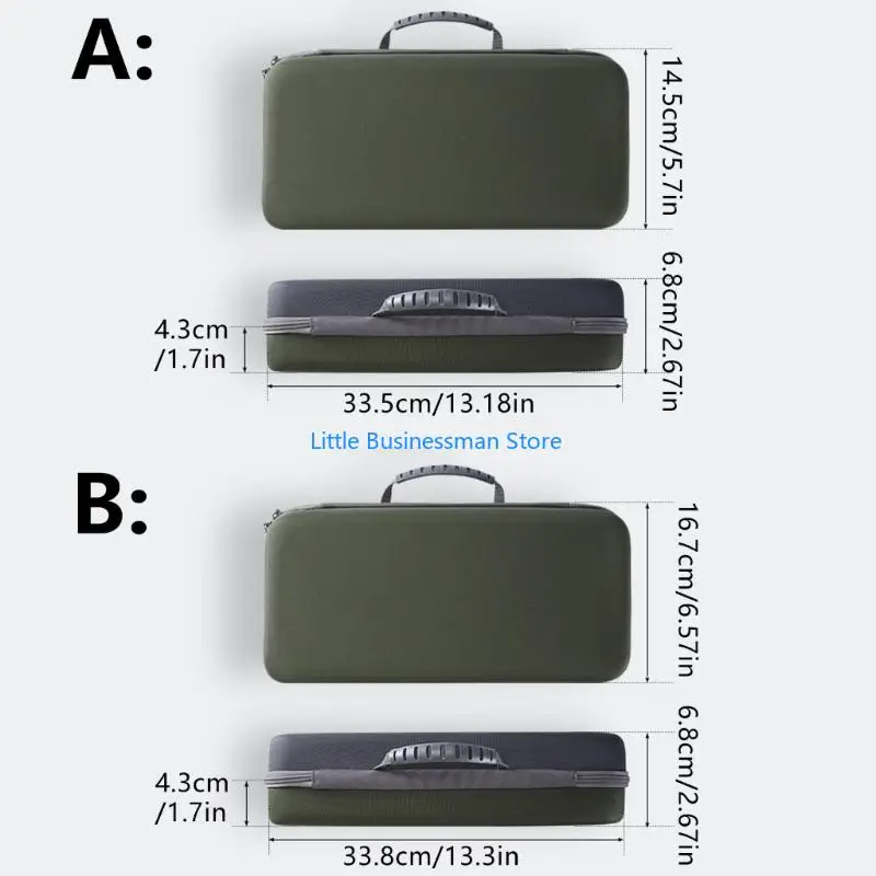 Tastatur-Tragetasche mit stabiler Aufbewahrungsschale, weichem Innenfutter und Zubehörtasche für den täglichen Transport und die – Detail 6