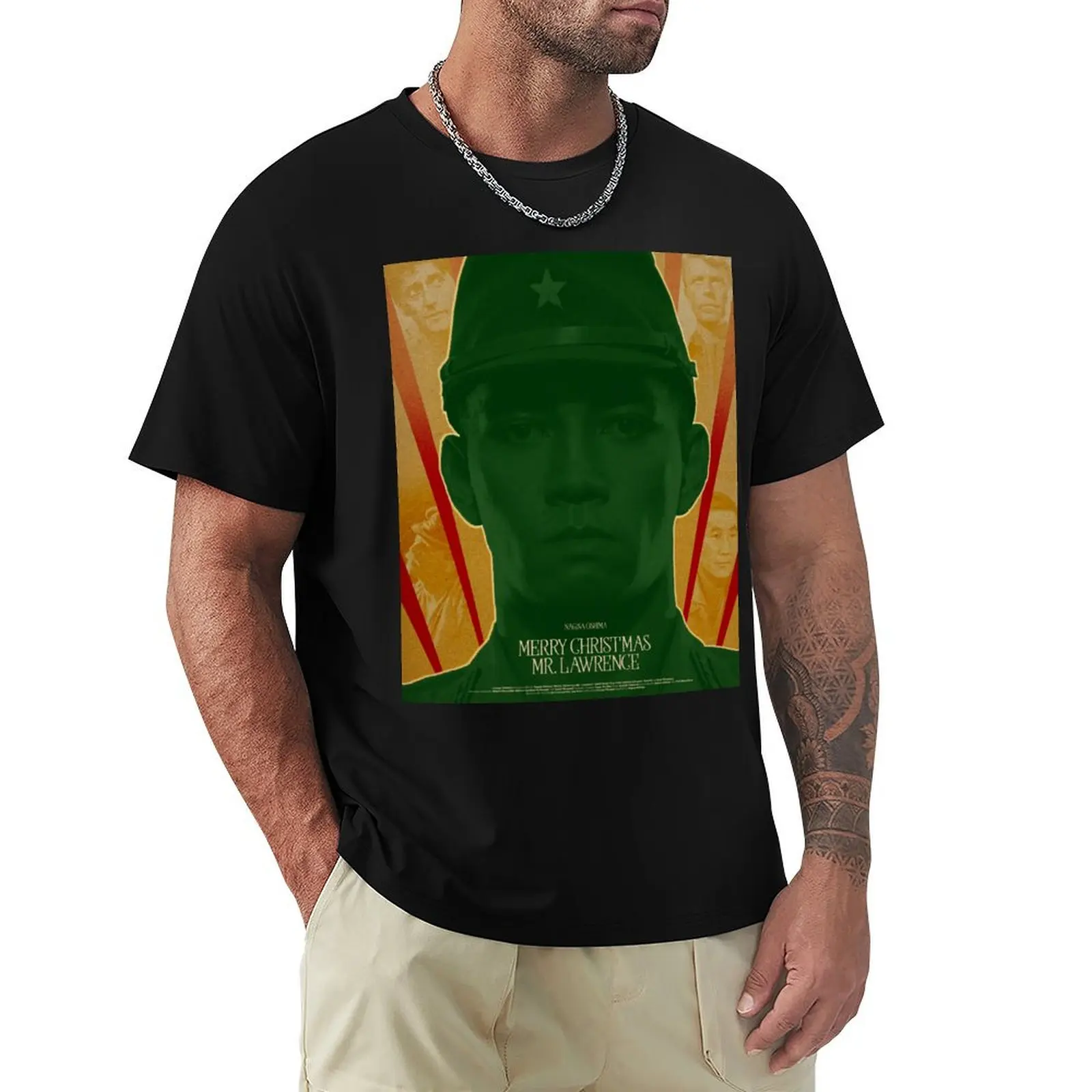 Merry Christmas Mr. Lawrence (1983) T-Shirt Heavy Duty Casual Work Tee