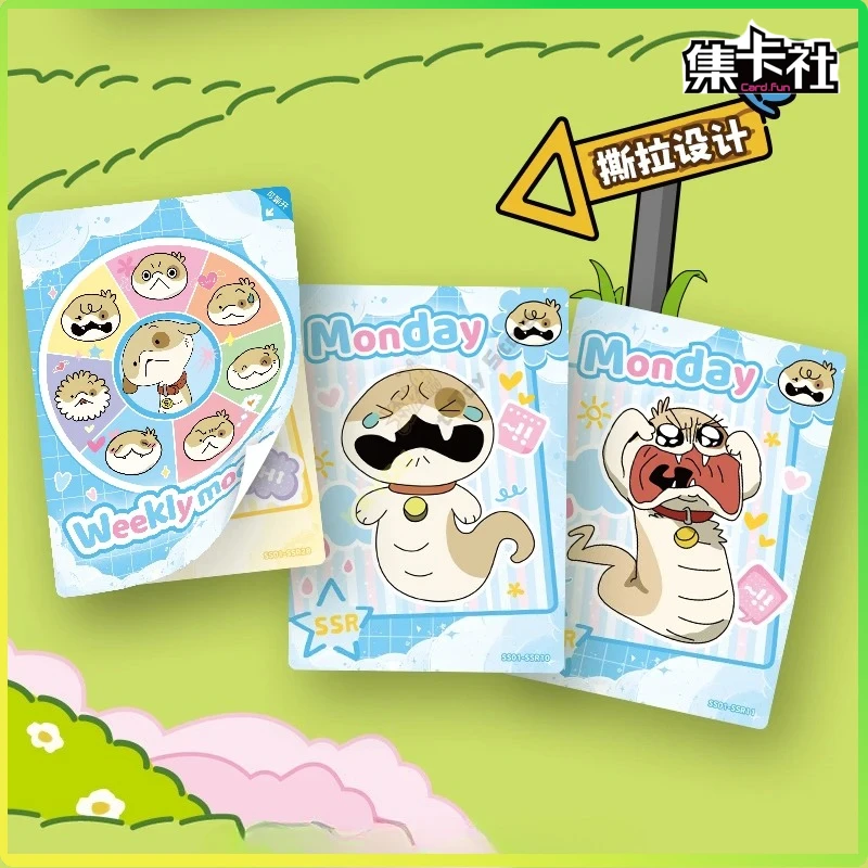 Card.Fun Version Puppy Snake Spot Card Author Signature Card Collection Anime Peripheral Toys Flash Card