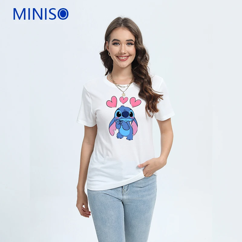 

Women Short Sleeve Top Disney Mickey Cartoon Print Short Sleeve Clothes Factory Outlet Women's T Shirts New In Friends Clothing