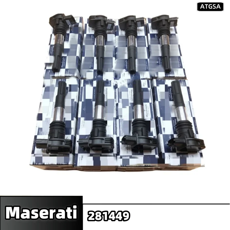 

8PCS ARKAUTO IGNITION COILS 281449 0986221135 For Ferrari California F430 Maserati GranCabrio GranTurismo Quattroporte 4.2 4.7