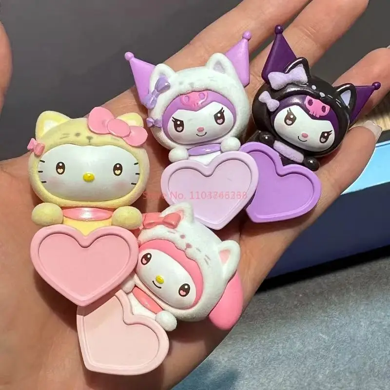 مرحبا كيتي جارديان مواء مواء فرقة سلسلة صندوق أعمى لطيف لعبة فول الكرتون قضية الهاتف المحمول الديكور الفتاة هدية الكريسماس