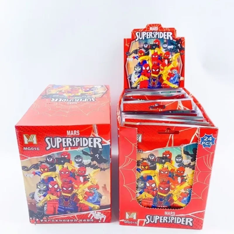 새로운 어벤저스 스파이더맨 창의적 개성 수제 모델 데스크탑 장식 애니메이션 만화 학생 교육용 장난감
