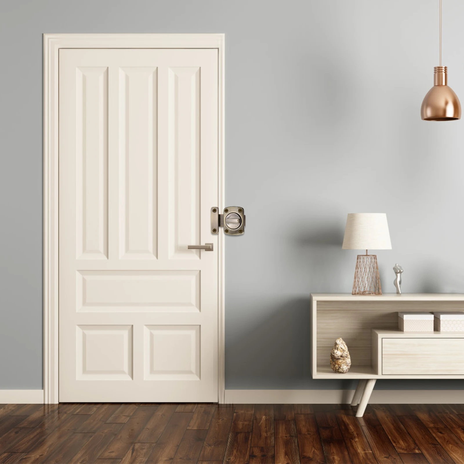 

Heavy Duty Gate Anti-Theft Sliding Bolt Lock Thickened Zinc Alloy Door Accessory Sturdy Home Door Latch Parts Sliding niture