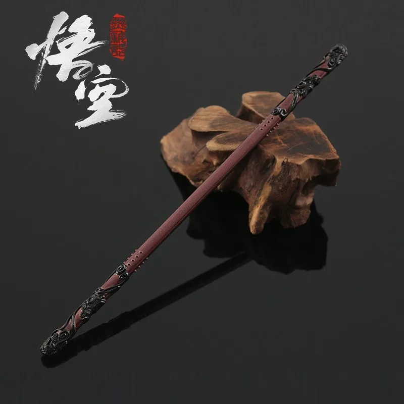 Black Myth: WuKong Sun Wukong Magic Golden-Clasped Rod Game Keychain Swords Butterfly Knife Katana Weapon Model Halloween Gifts