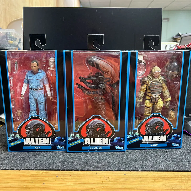 In Stock Original Neca Alien 40th Anniversary Movie Edition Third Generation Kane Ash Ash 7-Inch Diy Model Toy Gifts