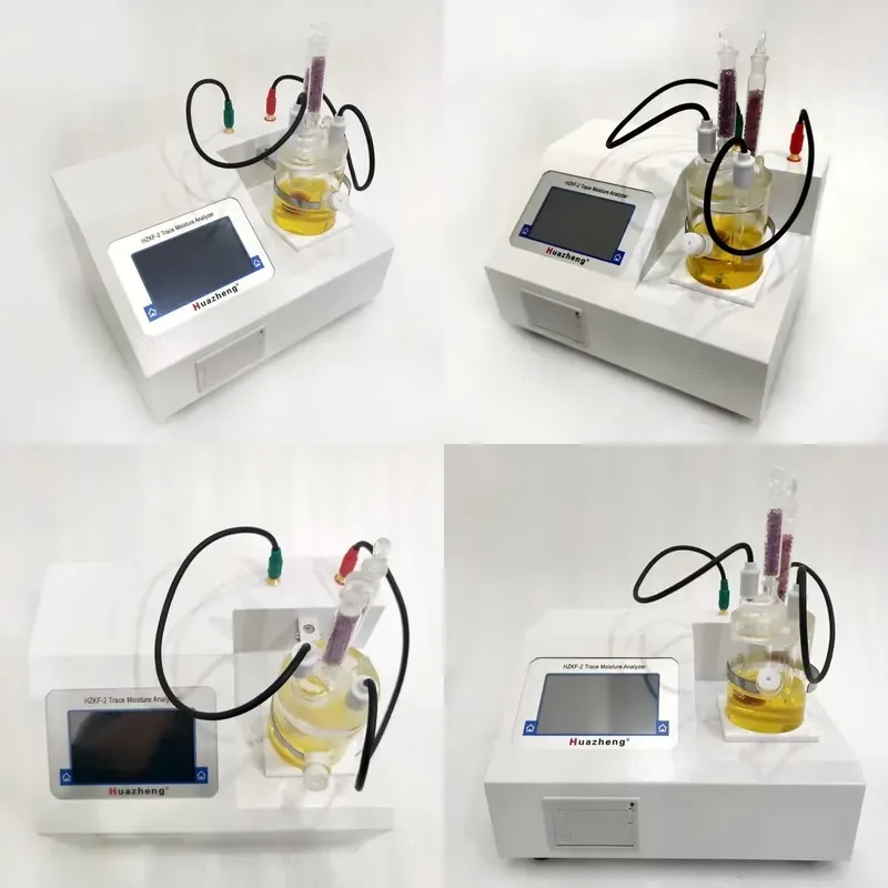 Huazheng HZKF-2 Karl Fischer (Coulomb) Method Transformer Oil Moisture Tester Trace Moisture High Accuracy IP65
