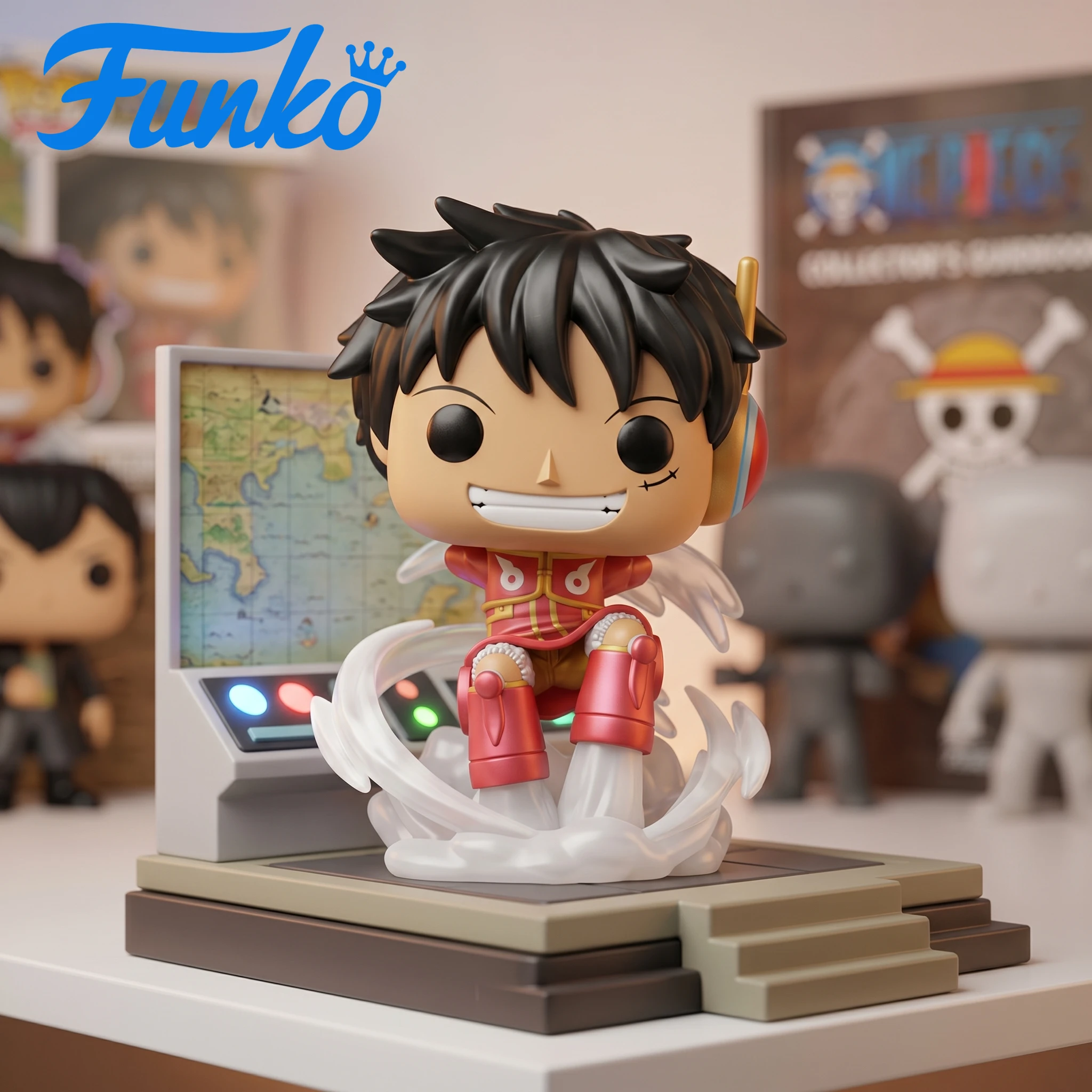 Figura Funko Pop Oficial y Auténtica de Luffy de One Piece - Regalo de Año Nuevo - Regalos de Navidad, Año Nuevo y Cumpleaños