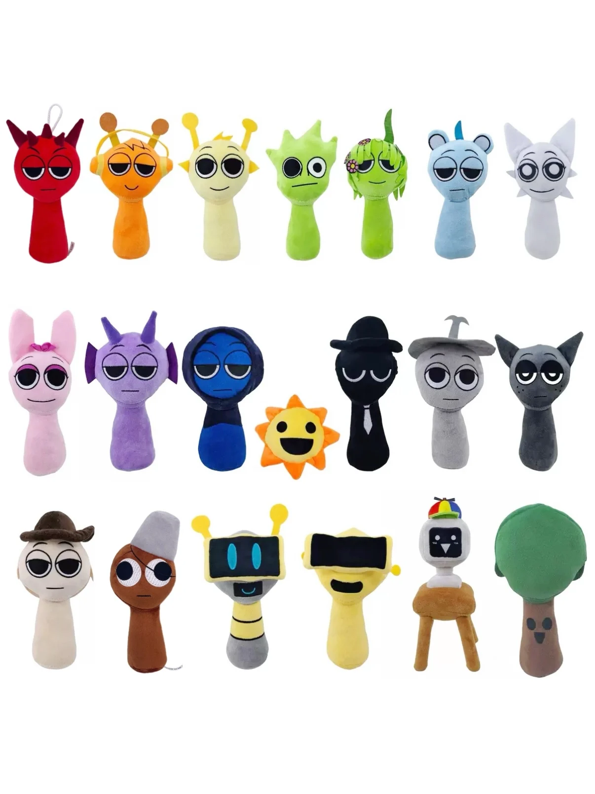 Sprunki knuffels Sprunki pluche pop Sprunki spel cartoon kussen kinderen verjaardagscadeaus gevulde poppen kerstcadeau - afbeelding 2