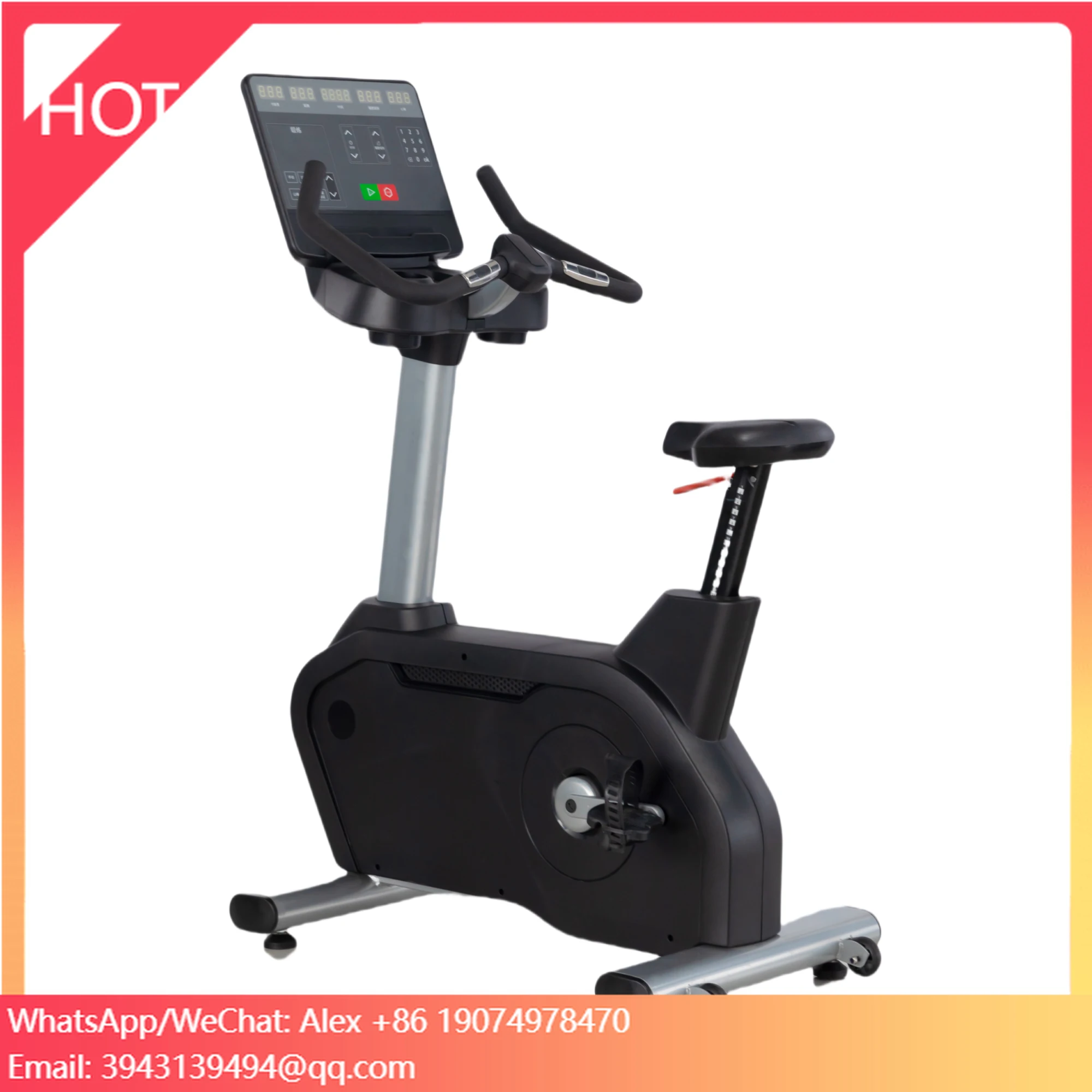 

Hot Selling Portable Home Aerobic Spinning Bicycle Magnetic Resistance Adjustable Speed Control Professional Commercial Vertical