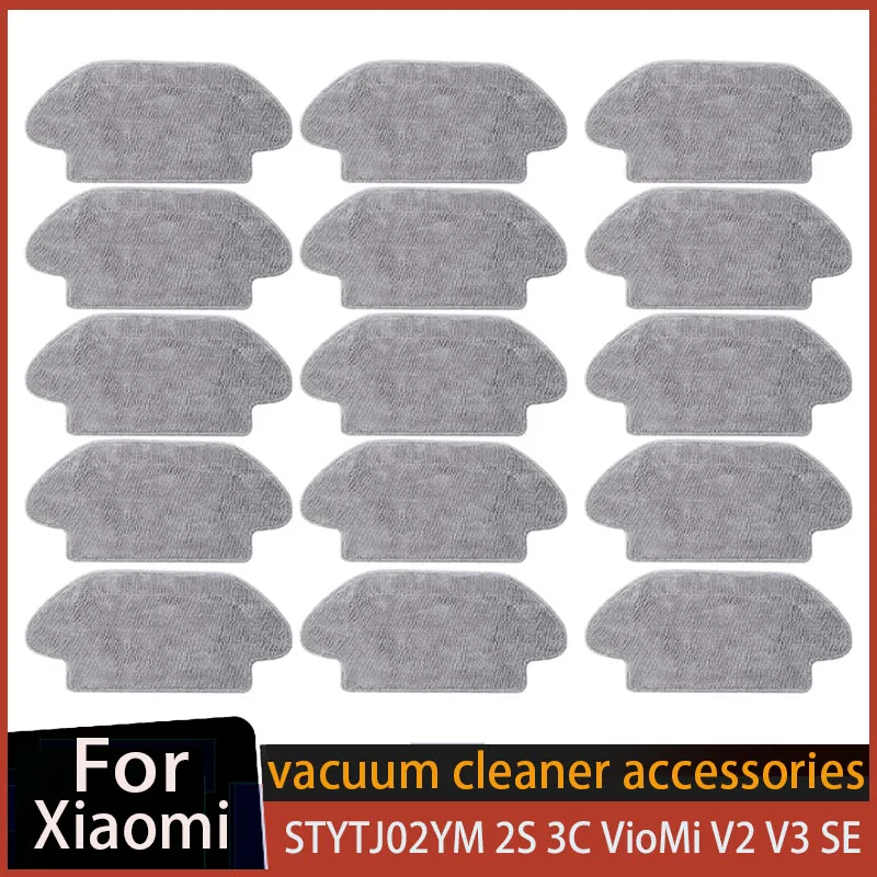 Wet Mop Cloth For Xiaomi Mi Robot Vacuum Mop Pro STYTJ02YM XMSTJQR2S VioMi V2 V3 SE Conga 3290 Vacuum Cleaner Replacement Parts