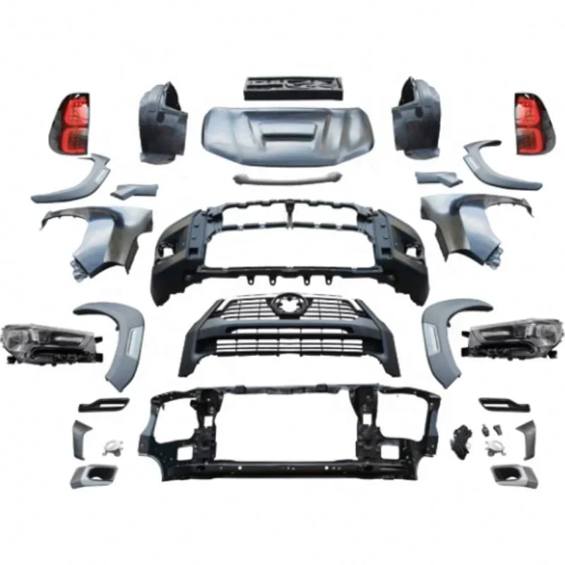 

high quality auto car accessories bodykit body kit sets for TOYOTA HILUX VIGO 2008-2012 upgrade to RECCO 2021