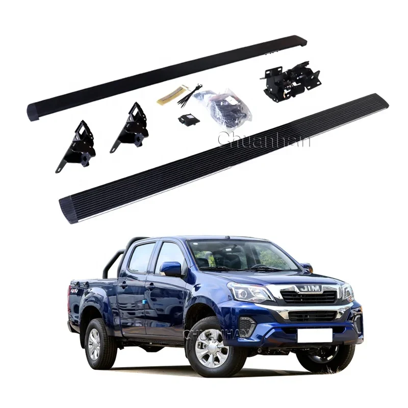 Aluminium Folding Steps Side Pedals ram 1500 power electric running board for hilux revo