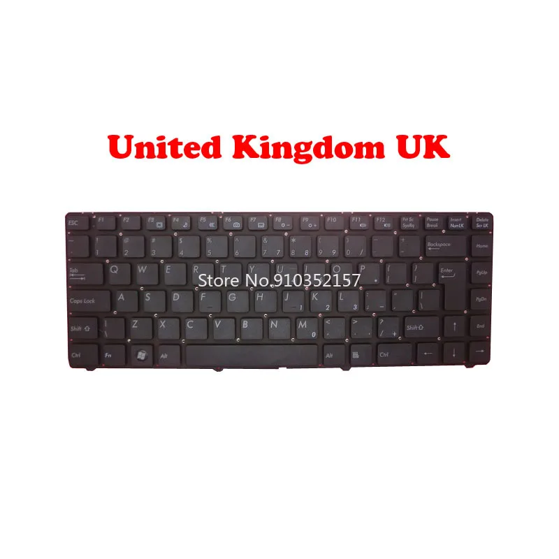 Laptop Keyboard For Itautec W7440 W7445 V111305AK V111350A Brazil BR United Kingdom UK Nordic NE