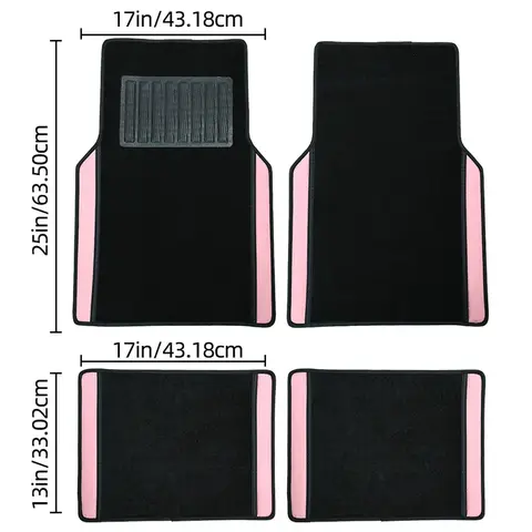 10 best sales pink car mats - №8