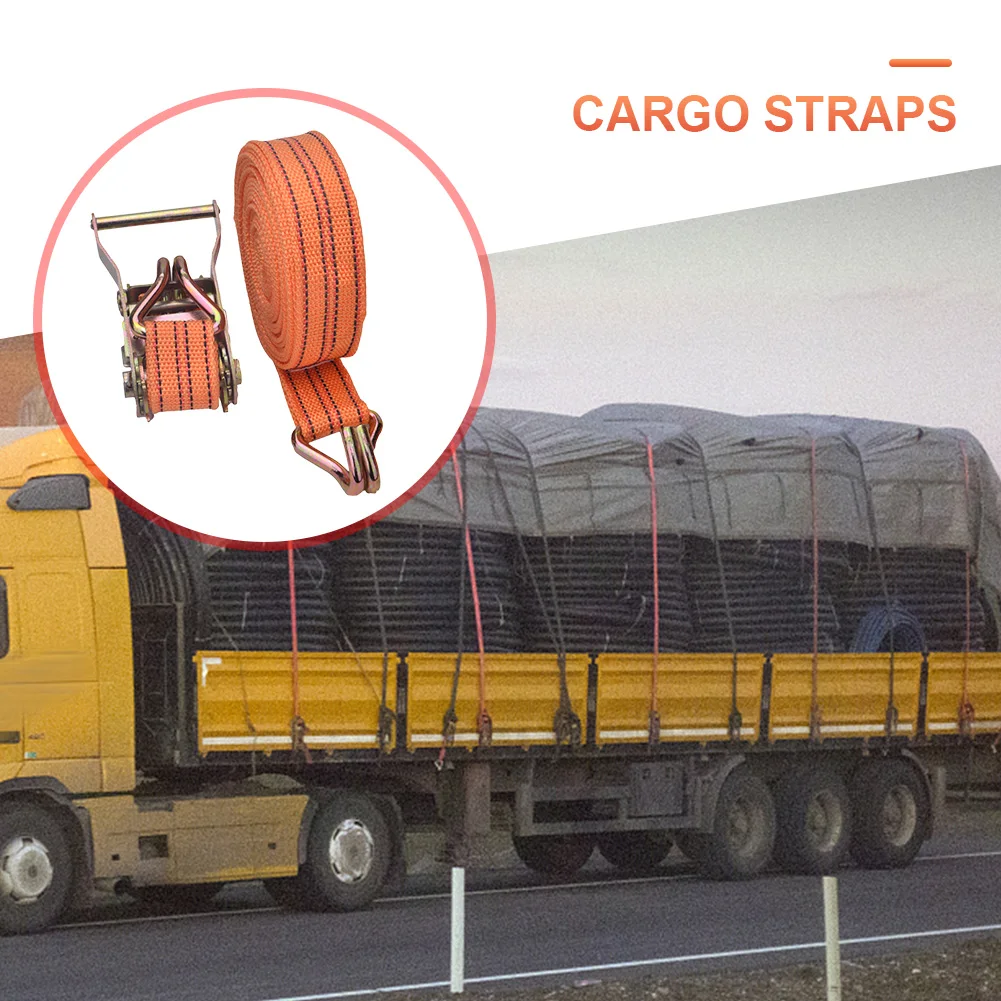 Cargo Binding Strapping Tensioner Thickened Truck Strapping Rope Fastener Claw Lorry Lashing 40mm Tighten Belt,3/6/8/10m