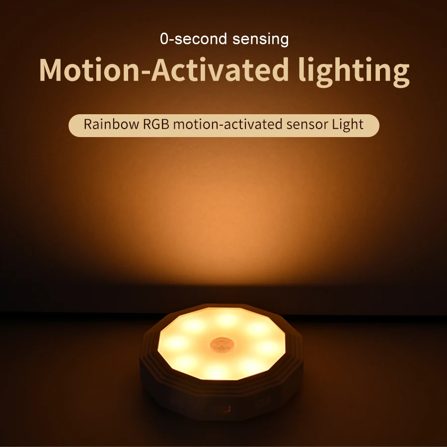 

Minimalist and Intelligent Human Body Sensing Cabinet Light LED Magnetic Wall Light Entrance Kitchen Hallway Bedroom Night Light