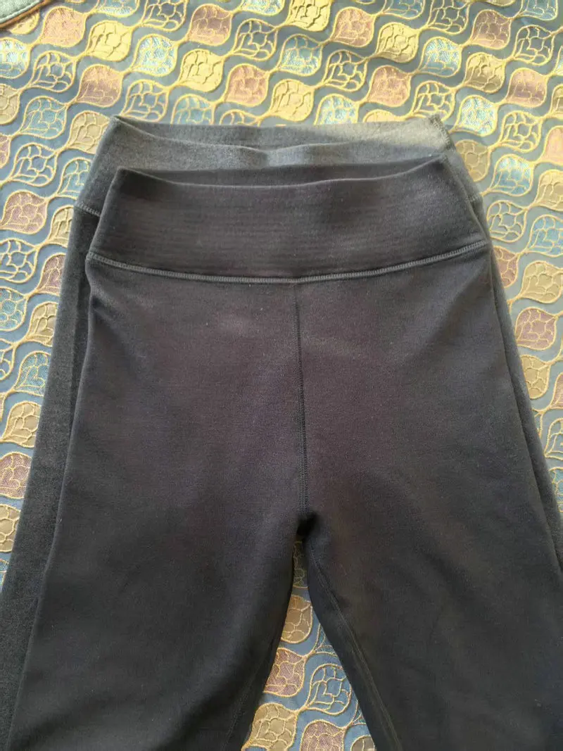 

High-Waist Fce Lined Yoga Pants Fitn Trousers Elastic Slimming Tight Pants Outerwear Casual Long Pants plus Size