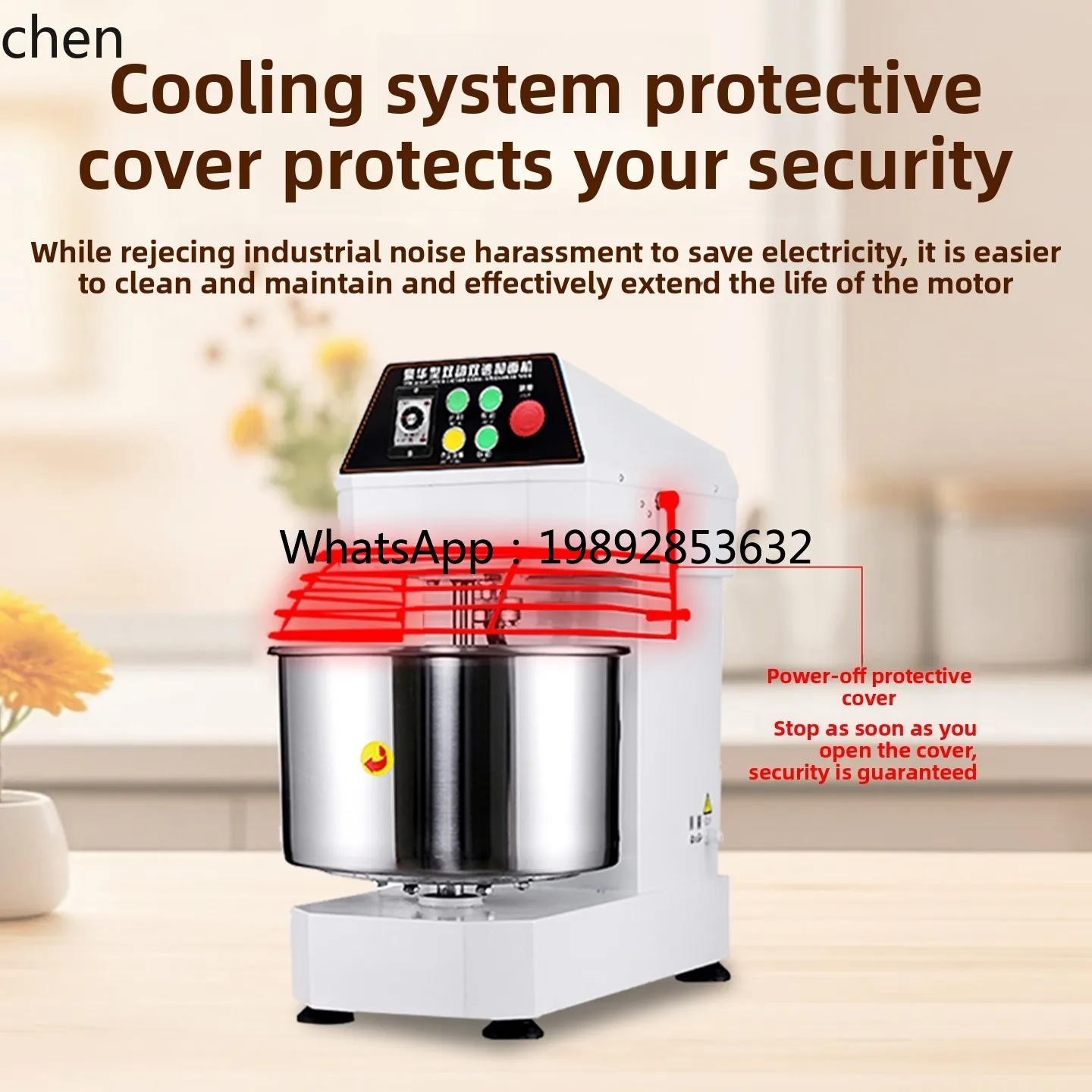 

commercial double action double speed frequency conversion large automatic dough kneader flour mixer