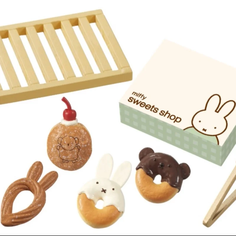 Mifile Dessert Shop Bakken Taart Miniatuur Scène Ijs Dessert Display Beeldje Blind Box Ornament Collectible Toy Figure