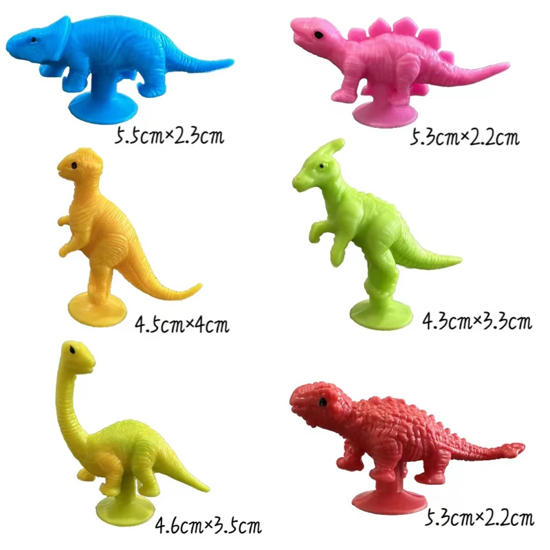 12PCS Ventosa Dinosauro Giocattoli Sensoriali Ansia ADHD Antistress per Adulti Adolescenti Bambini Bomboniere Calza Stuffers Regali