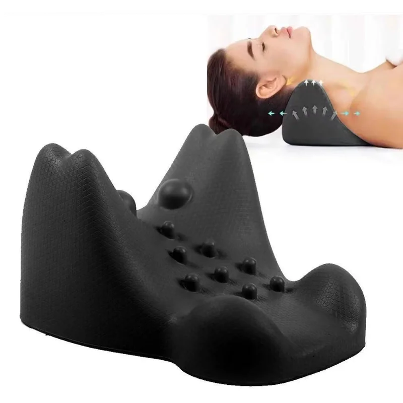 

Cross-Border Supply PU Self-Adhesive Massage Pillow Neck Support Sleep Aid Neck Protection Pillow Head Acupoint Neck Care Pillow