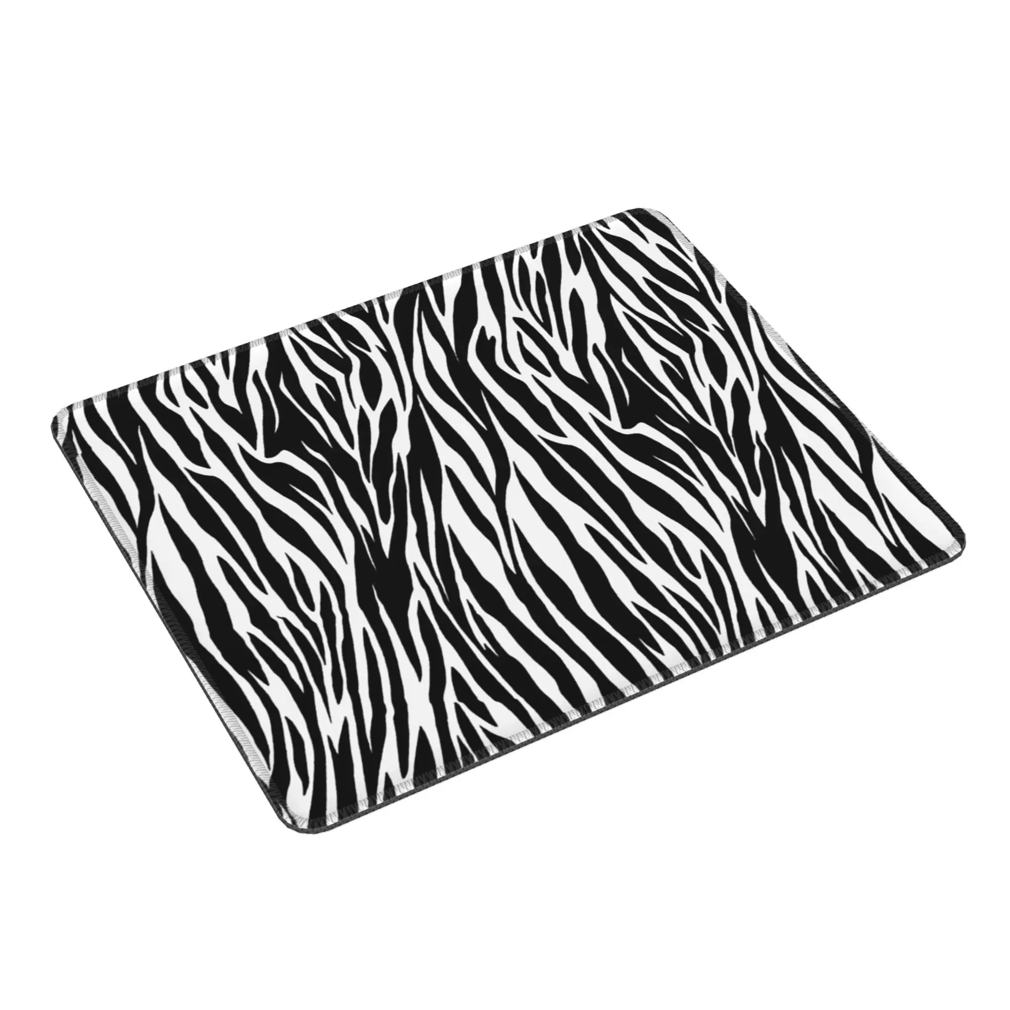 Liquid Black White Zebra Pattern Mouse Pad Computer Keyboard Mouse Mat Gamer PC Laptop Desk Mat Office Table Mats