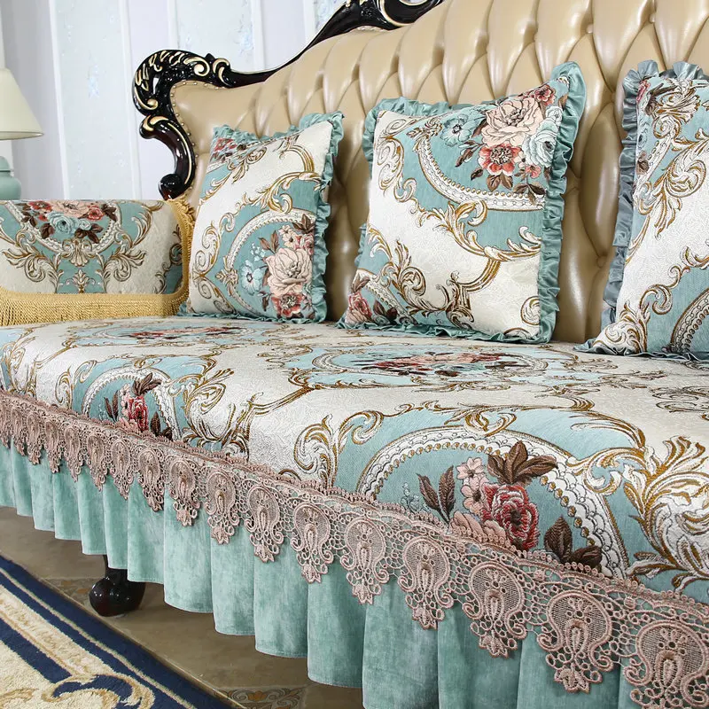 

Luxury Embroidered sofa cover Couch covers for sofas loveseat cover L shape sofa cover covering the sofas chair slip covers