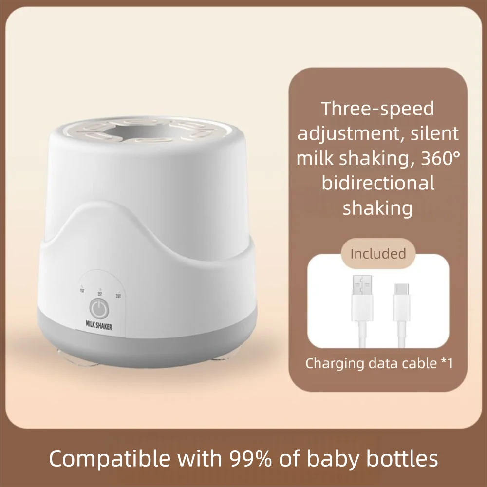 Adjustable Electric Baby Milk Blender 3 Modes Low Noise Electric Powder Mixer Without Lumps Universal Milk Preparation Machine
