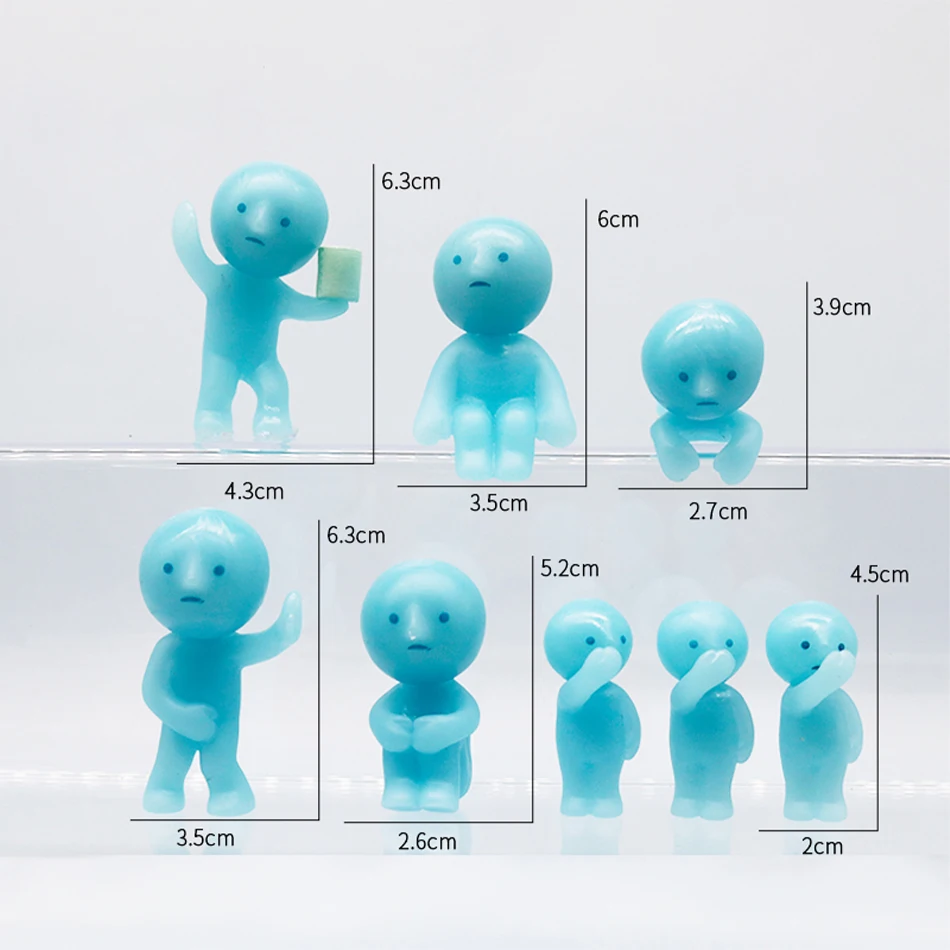 SMISKI Blind Box Neue Heiße Niedliche Mini-Figur Mehrere Serien Nachtleuchtende Puppe Schreibtisch-Deko Überraschungsspielzeug Geschenk – Detail 16