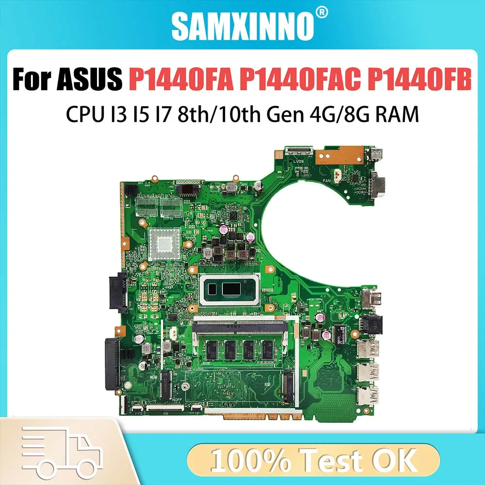 

P1440F Notebook Mainboard For ASUS PRO P1440FB B1440FA P1440FA Laptop Motherboard CPU I3 I5 I7 8th Gen 4G/8G RAM 920MX DDR4