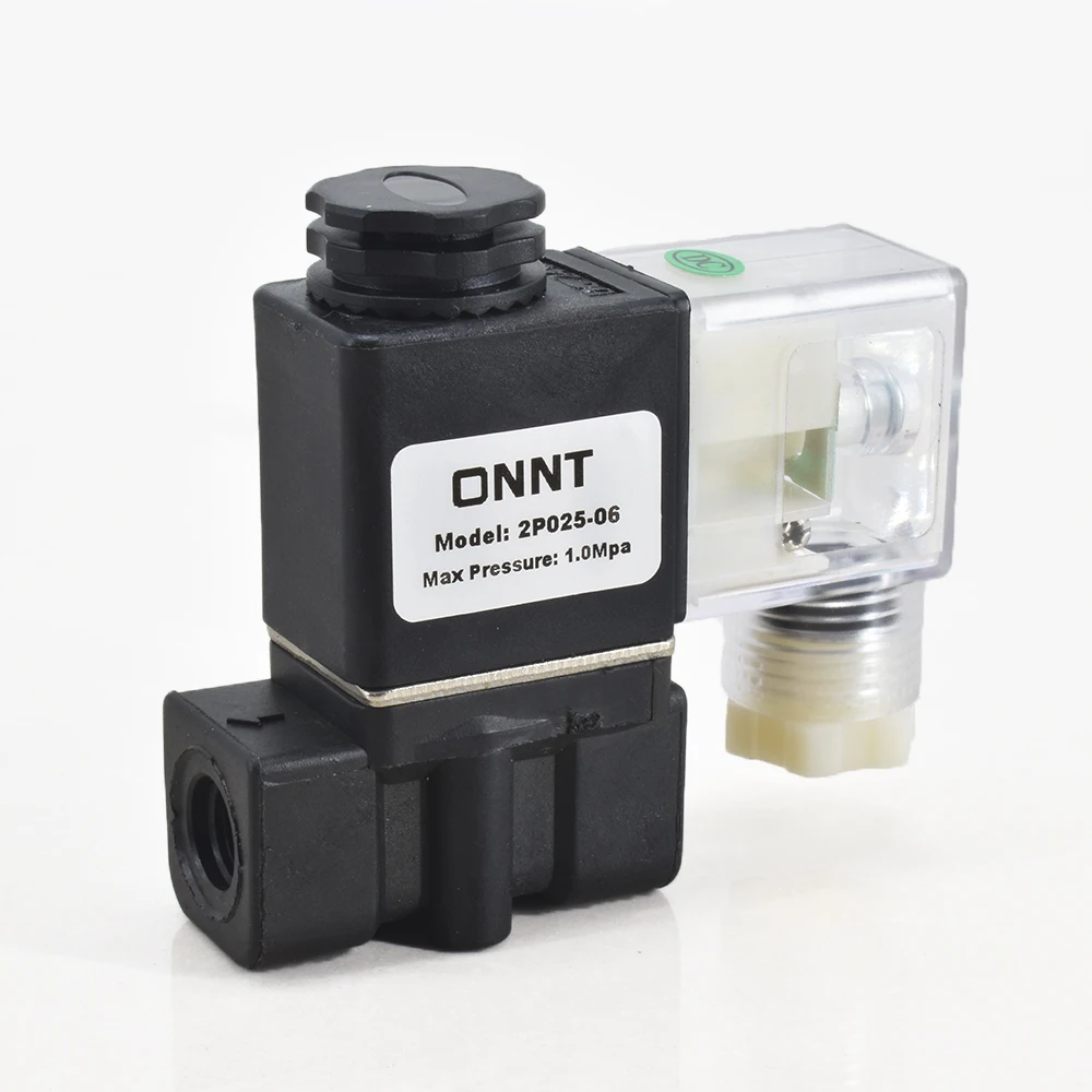 Magnetventil 2P025 2/2 way 1/8 inch 2P025-06 110V 220V AC 12V 24V DC Electric Air Mini Pneumatic Solenoid Valve Pneumatik — Detail 3