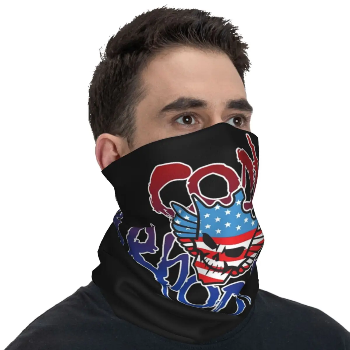 Codys Rhodes Balaclava Riding Fishing Wrestling Skull Cycling Mask Protection Neck Cover Face Masks Autumn Pop Punk Neck Gaiter