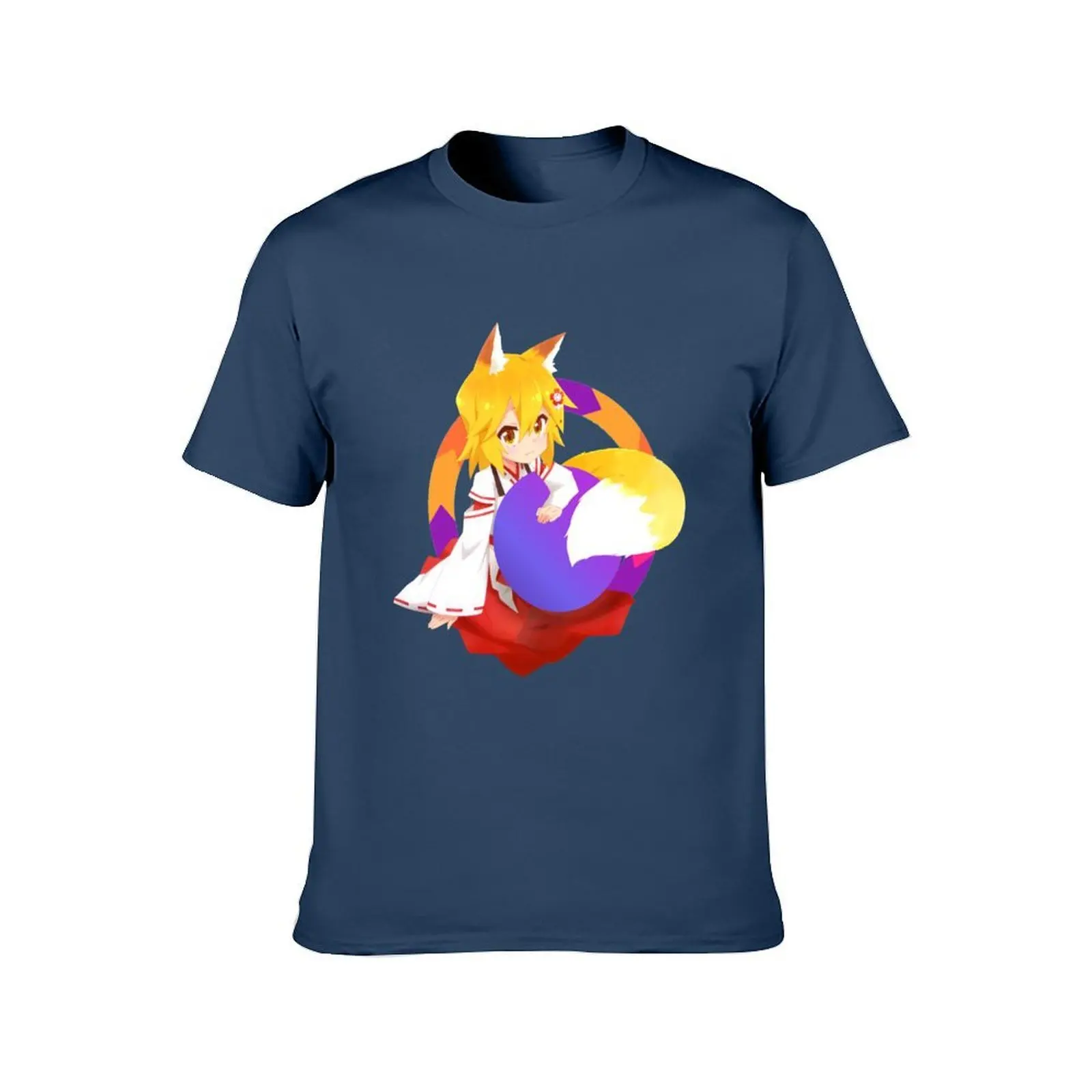 سينكو سان Firefox The Helpful Fox تي شيرت مضحك تي شيرت رجل قطن تي شيرت رجل 100% تي شيرت