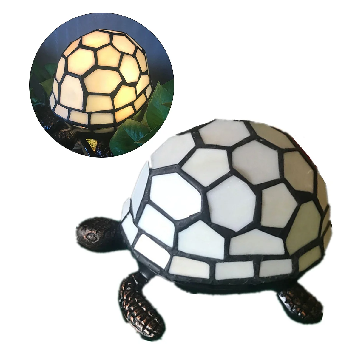 مصباح لهجة صغيرة أضواء الزخرفية لردهة الفندق طاولة جانبية ضوء الليل السلحفاة الرجعية ضوء دافئ الاتحاد الأوروبي التوصيل #2